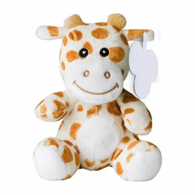 PELUCHE PERSONNALISABLE 'LOULOU' - blanc/orange