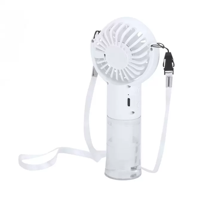 VENTILATEUR AVEC TOUR DE COU PERSONNALISABLE 'KATYOP' - blanc