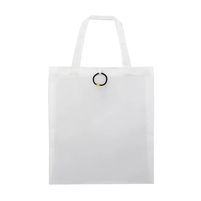 SAC PLIABLE AVEC ELASTIQUE PERSONNALISABLE 'PLIOU' - blanc