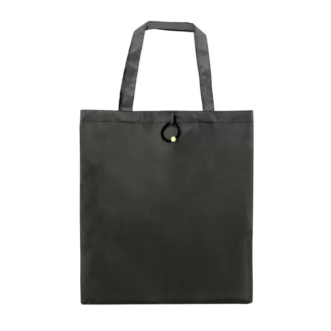 SAC PLIABLE AVEC ELASTIQUE PERSONNALISABLE 'PLIOU' - noir