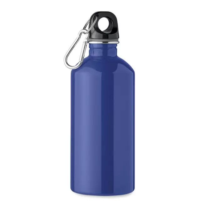 GOURDE EN ACIER RECYCLE 500ML PERSONNALISABLE 'AVEREST' - bleu