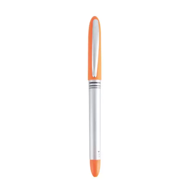 STYLO ROLLER PERSONNALISABLE MINE BLEUE 'OLDI' - orange