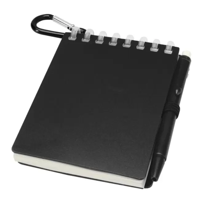 BLOC-NOTES EXTERIEUR PERSONNALISE 'LIGO MINI' - noir