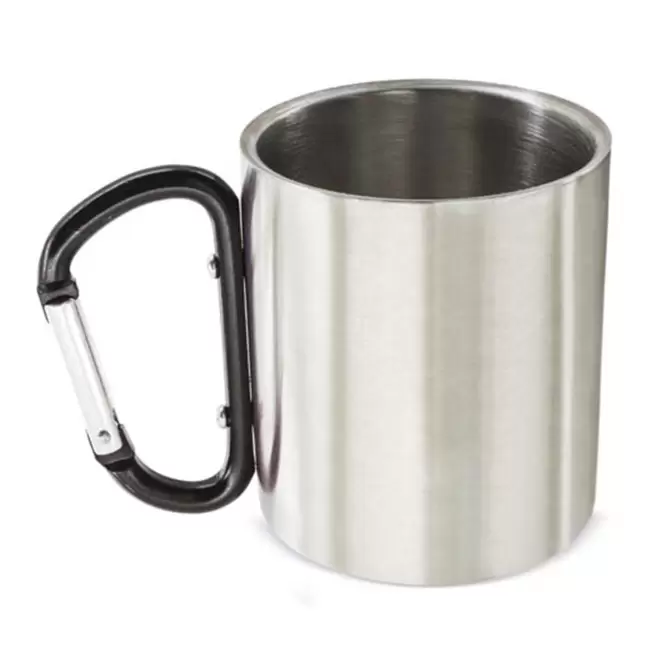 MUG EN INOX 175ML PERSONNALISABLE 'MACKENZIE MINI' - noir