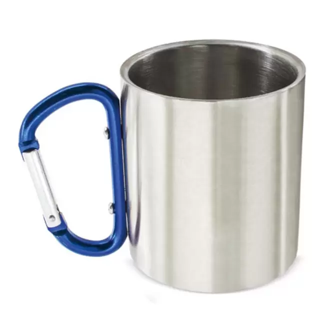 MUG EN INOX 175ML PERSONNALISABLE 'MACKENZIE MINI' - bleu