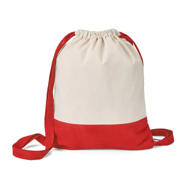 SAC A DOS BICOLORE PERSONNALISABLE 'AURIANO' - rouge