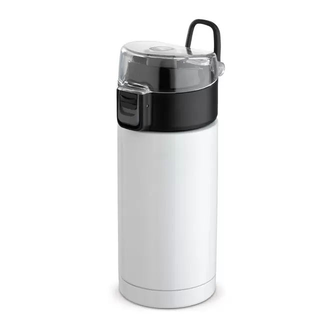 MUG ISOTHERME ETANCHE 330ML PERSONNALISABLE 'TOPEN' - blanc