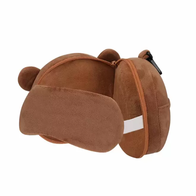 SET VOYAGE ENFANT PERSONALISABLE 'DORSON' - marron