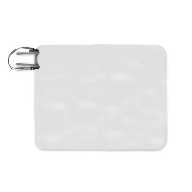 COUVERTURE PIQUE NIQUE REMBOURREE PERSONNALISABLE 'GERIE' - blanc