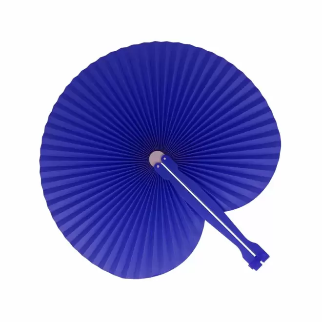 RAPIDE 4J - EVENTAIL PLIABLE PERSONNALISABLE 'BREEZE COUL'  - bleu