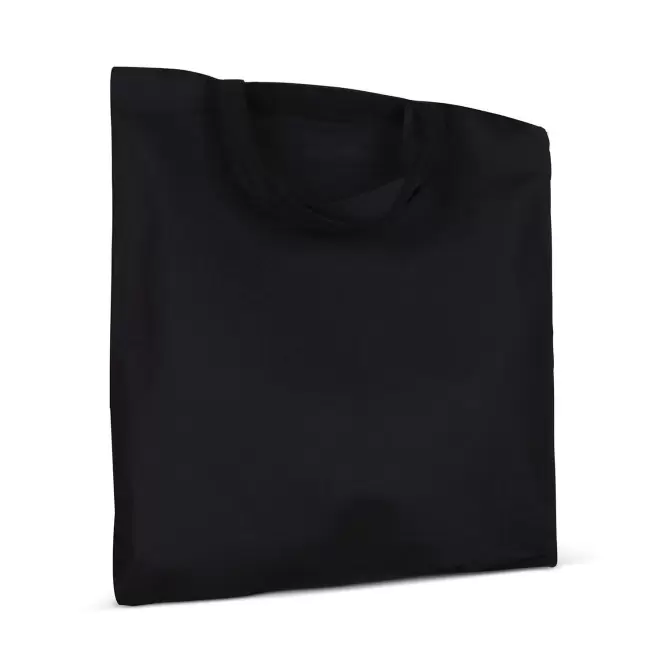 SAC COTON PERSONNALISABLE ANSES COURTES 'CLEA COULEUR' - noir