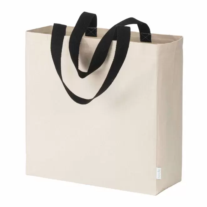 SAC COTON PERSONNALISABLE ANSES COUL 'AURIANA SOUFFLET' - noir