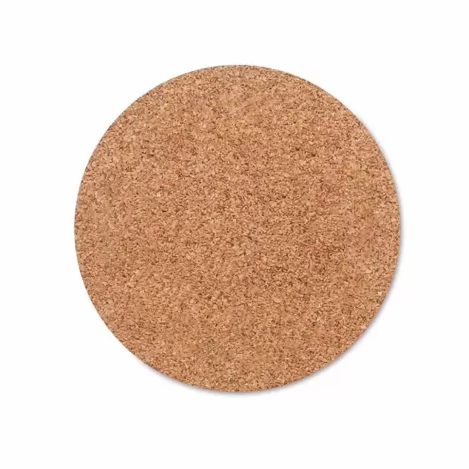 DESSOUS DE VERRE EN LIEGE PERSONNALISABLE 'JELIE' - rond