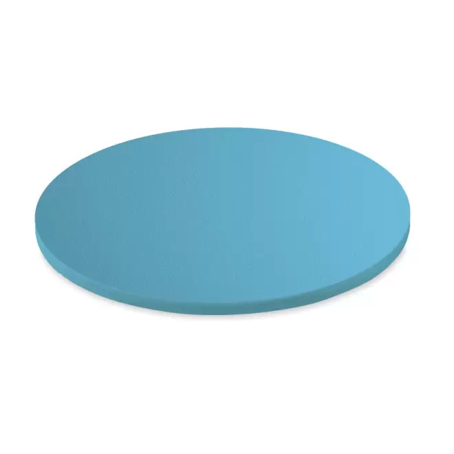 DESSOUS DE VERRE PERSONNALISABLE EN PVC 'QUANTE' - bleu clair