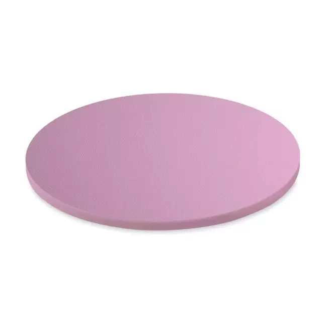 DESSOUS DE VERRE PERSONNALISABLE EN PVC 'QUANTE' - rose clair