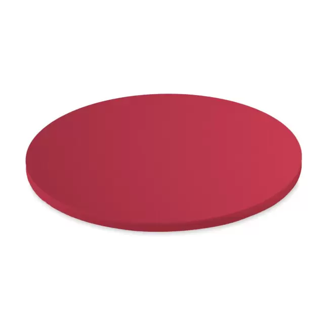 DESSOUS DE VERRE PERSONNALISABLE EN PVC 'QUANTE' - rouge