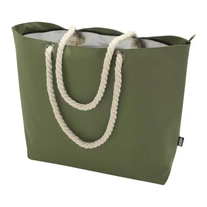 SAC ISOTHERME RECYCLE PERSONNALISABLE 'MELOKI' - olive
