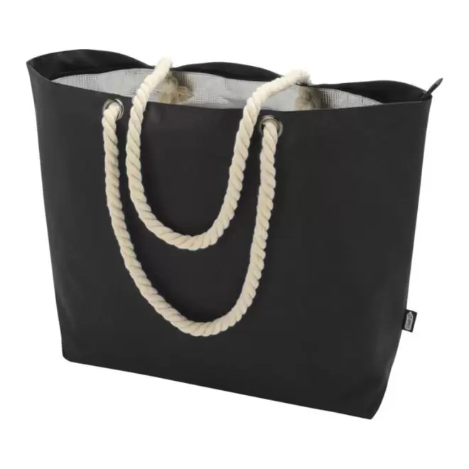 SAC ISOTHERME RECYCLE PERSONNALISABLE 'MELOKI' - noir