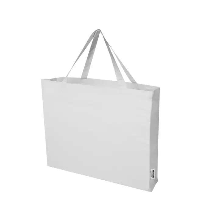 SAC SOUFFLET PERSONNALISABLE 'MIRAMAR COULEUR RECYCLE' - blanc