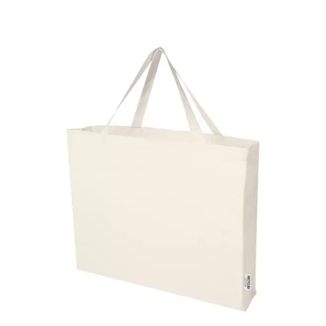 SAC SOUFFLET PERSONNALISABLE 'MIRAMAR COULEUR RECYCLE' - naturel