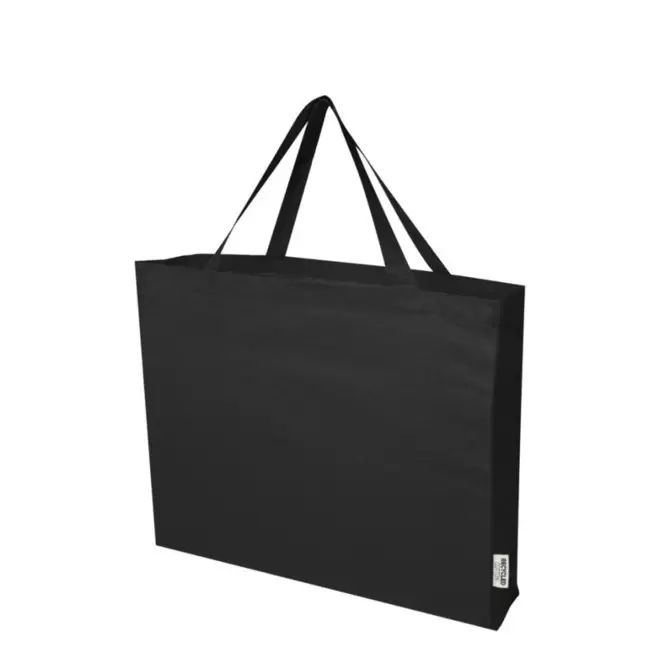 SAC SOUFFLET PERSONNALISABLE 'MIRAMAR COULEUR RECYCLE' - noir