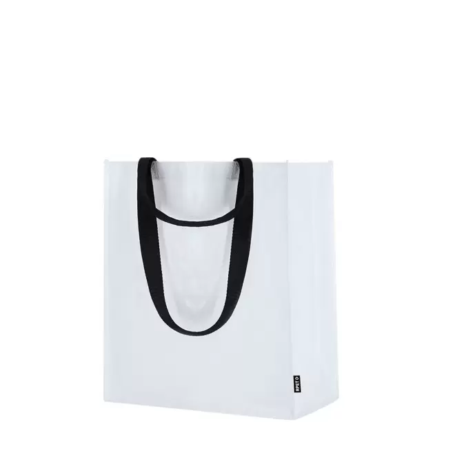 SAC NON TISSE DOUBLE ANSES PERSONNALISABLE 'MYXTO' - blanc