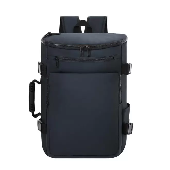 SAC A DOS EN PU PERSONNALISE 'FAF' - bleu marine