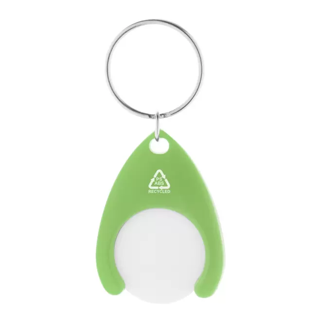 PORTE-CLES JETON PERSONNALISABLE EN RABS 'CATCHOS' - vert