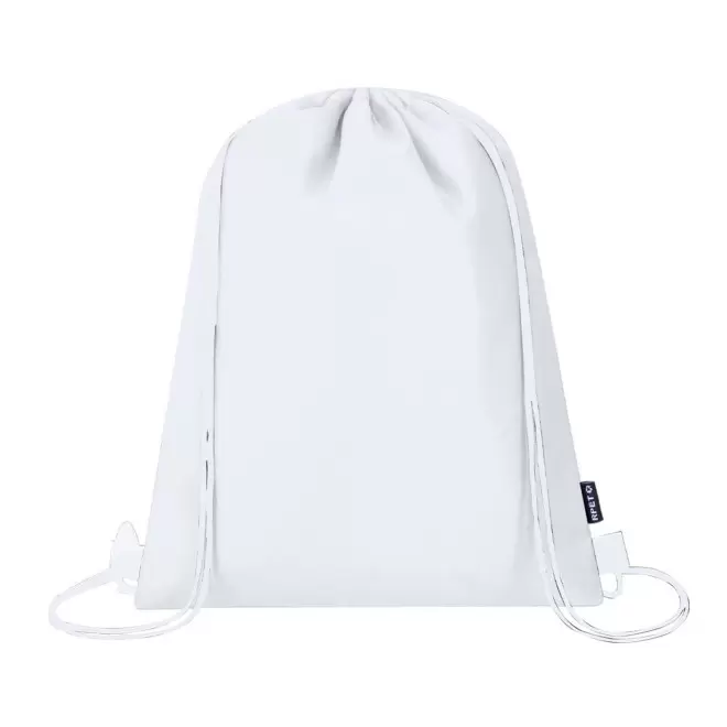 SAC ISOTHERME CORDELETTE PERSONNALISABLE 'HOPY RPET' - blanc