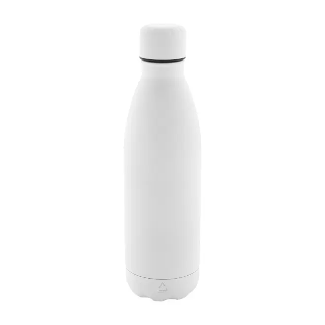 BOUTEILLE ACIER RECYCLE 790ML PERSONNALISABLE 'BROLO' - blanc