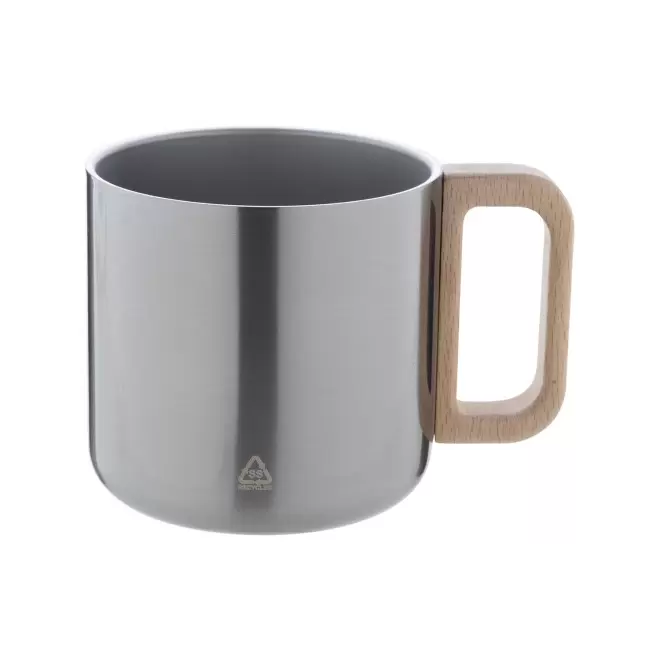 MUG ACIER PUBLICITAIRE 'JORNA' - argenté