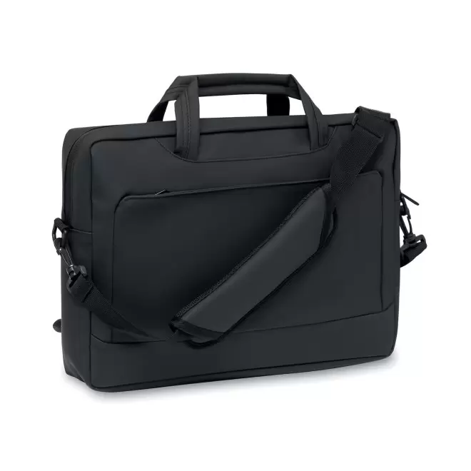 SACOCHE PERSONNALISABLE POUR ORDINATEUR 15" 'MALEM' - noir