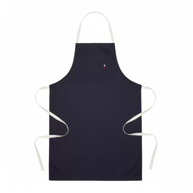 TABLIER MADE IN FRANCE PERSONNALISABLE 'ESCOFFIER' - bleu marine