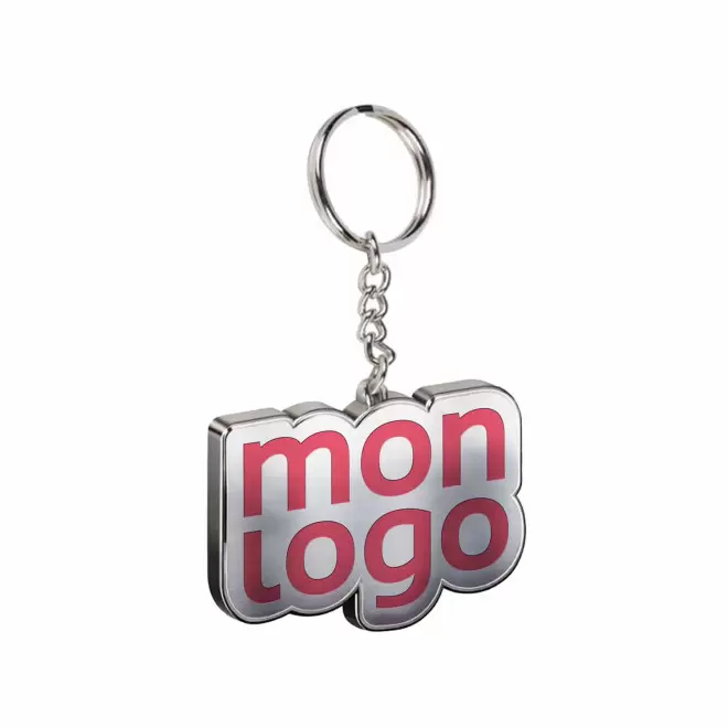 PORTE CLE PERSONNALISE EN ZAMAC RECYCLE 'CUSTOM' - 3 cm