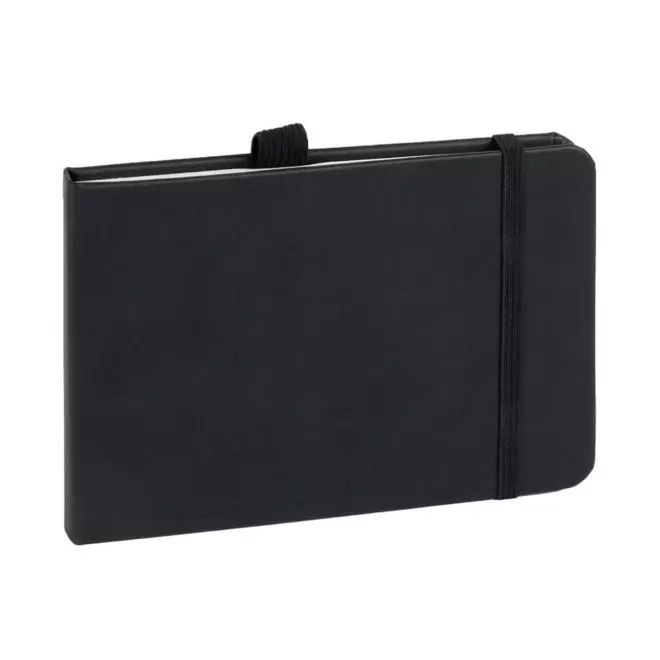 BLOC-NOTES EN PU PERSONNALISABLE 'TOMO' - noir