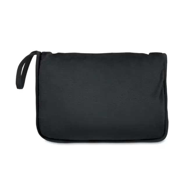 COUVERTURE DE VOYAGE 2 EN 1 PERSONNALISABLE 'ZICO' - noir