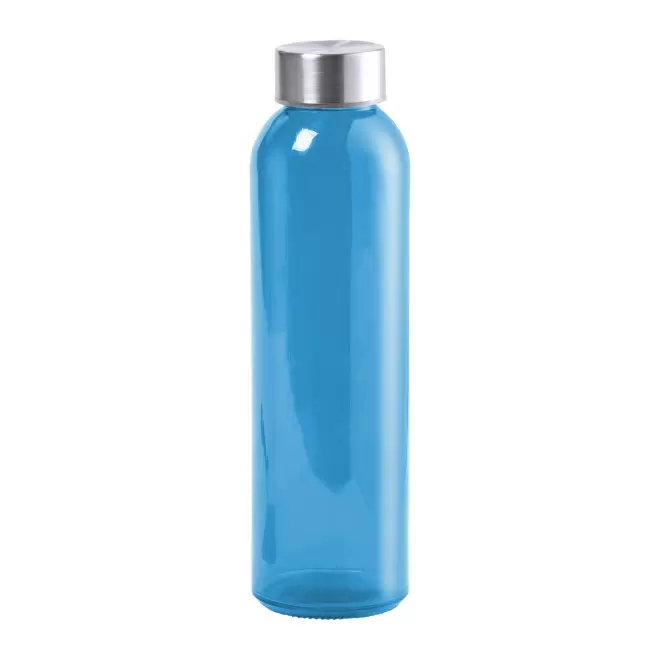 BOUTEILLE EN VERRE PERSONNALISABLE 'BOCA GLASS COLOR' - bleu