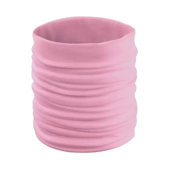 FOULARD TUBE MULTIFONCTION PERSONNALISABLE 'MADY' - rose clair