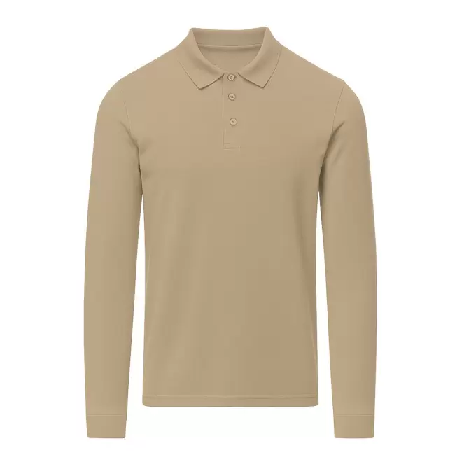 POLO MIXTE COULEUR PERSONNALISABLE 'CHARLOT' - beige