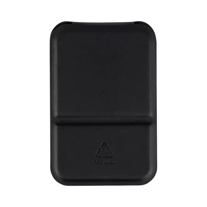 MIROIR DE POCHE EN PU PERSONNALISE 'ROYR' - noir