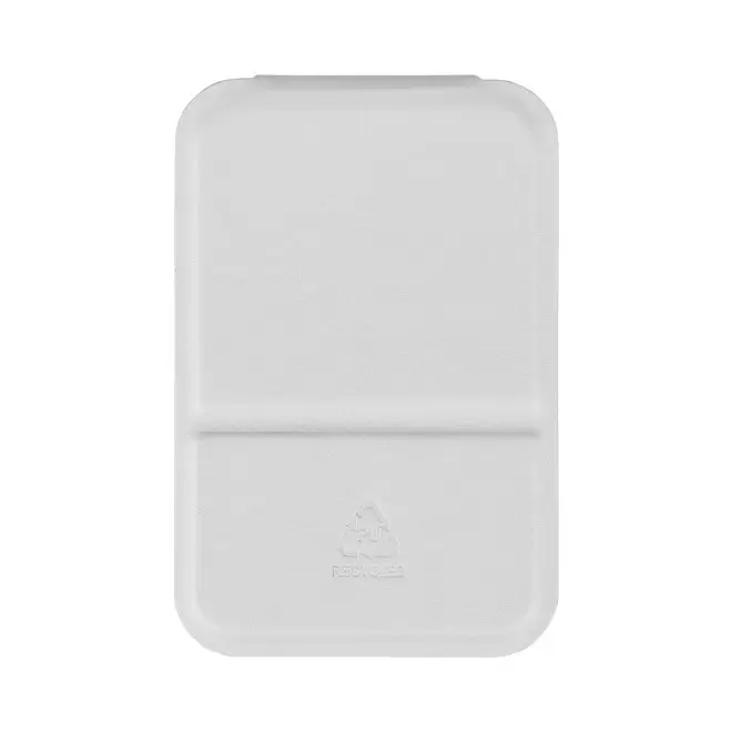 MIROIR DE POCHE EN PU PERSONNALISE 'ROYR' - blanc