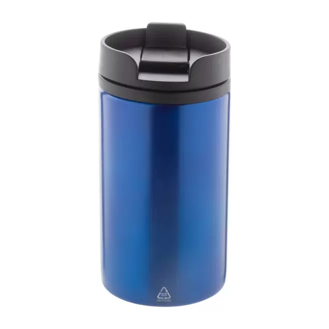 MUG ISOTHERME RECYCLE 250ML PERSONNALISABLE 'GISELA' - bleu