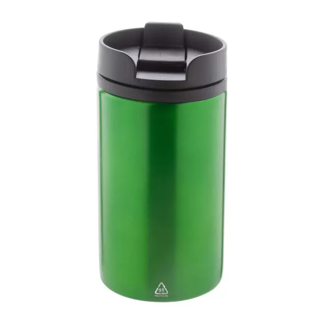 MUG ISOTHERME RECYCLE 250ML PERSONNALISABLE 'GISELA' - vert