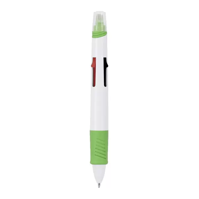 STYLO 4 COULEURS PERSONNALISE 'FLOW' - vert