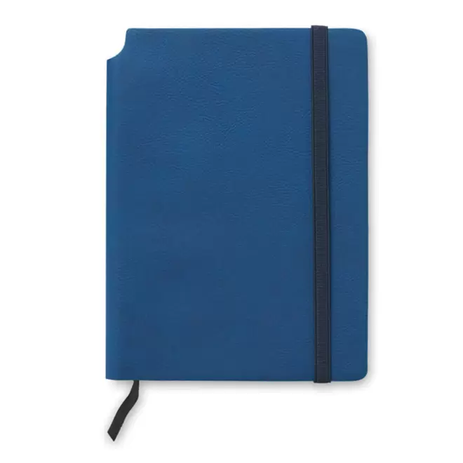 CARNET PU SOUPLE A5 PERSONNALISE 'SOFTINOTA' - bleu marine