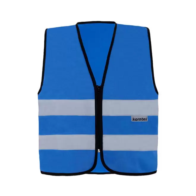 GILET SECURITE PERSONNALISE 'ARMILLA ZIPPE' - bleu