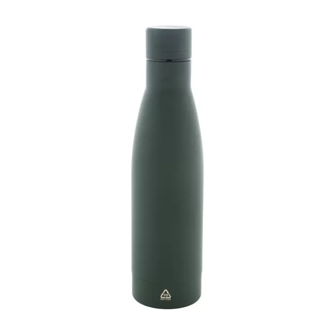 BOUTEILLE PERSONNALISABLE ACIER RECYCLE 750ML 'BROLO' - vert foncé