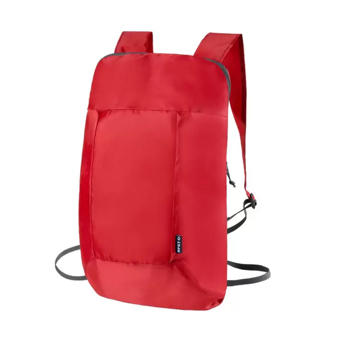 SAC A DOS PLIABLE PERSONNALISABLE 'SIGNI RPET' - rouge