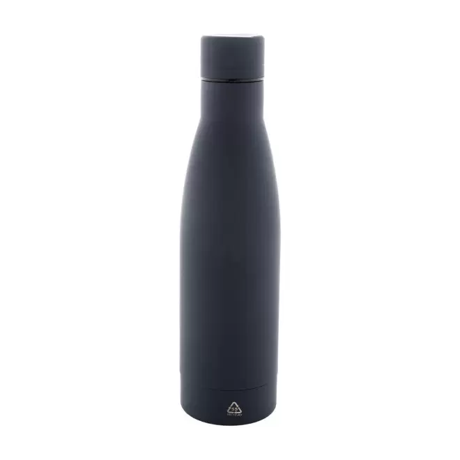 BOUTEILLE PERSONNALISABLE ACIER RECYCLE 750ML 'BROLO' - gris foncé
