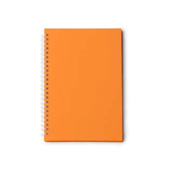 CARNET SPIRALE PERSONNALISABLE 'MISTREL' - orange